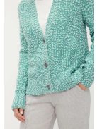 Olsen Menta-Mintás Melír Kötött Kardigán-46