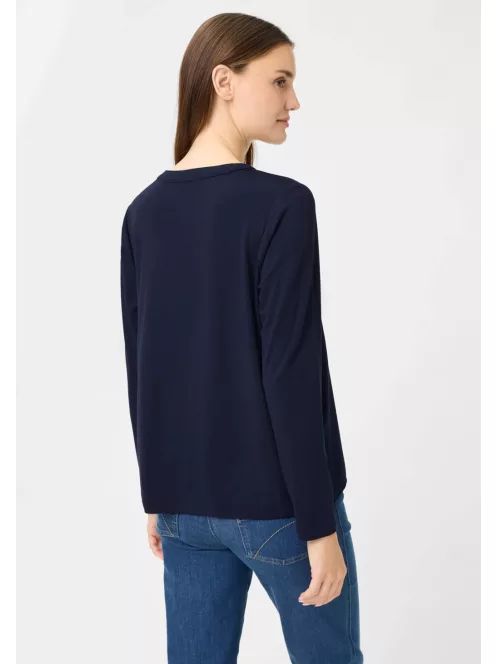 Olsen Sötétkék Liana Blúz