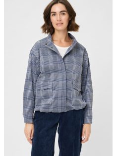 Olsen Kék-Kockás Kabátka