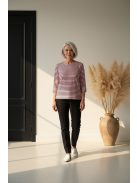 Olsen Rózsaszín Csíkos Denna Felső