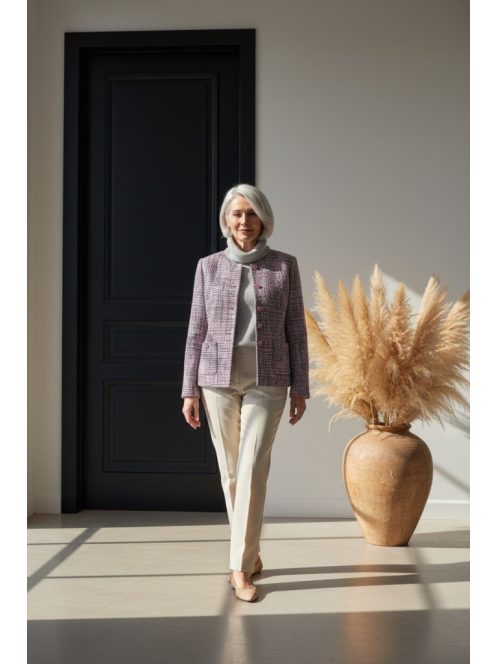 Olsen Rózsaszín-Kék Bella Blézer