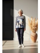 Olsen Kék-Mintás Wenna Felső