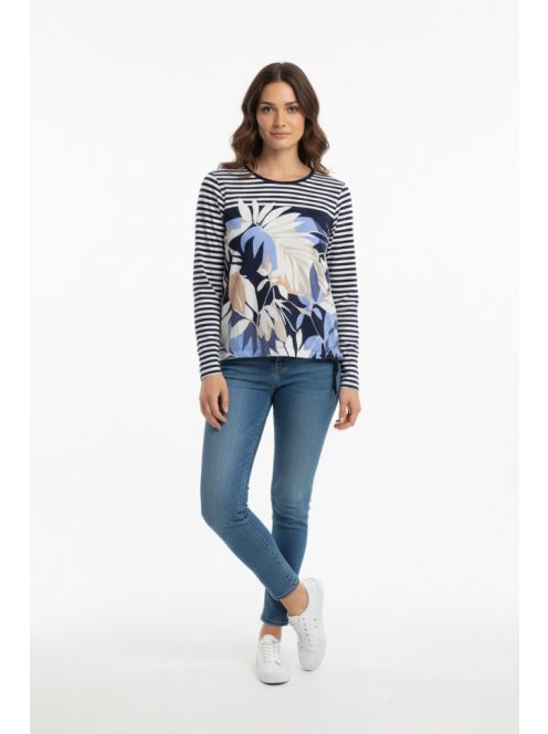 Olsen Kék-Mintás Wenna Felső