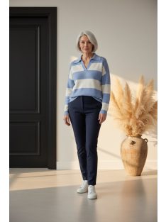 Olsen Kék-Fehér Denna Felső