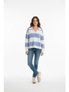 Olsen Kék-Fehér Denna Felső