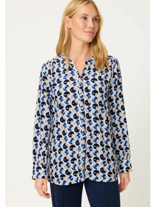 Olsen Kék-Beige Mintás Selly Ing