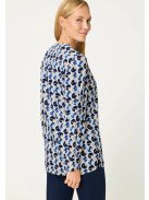 Olsen Kék-Beige Mintás Selly Ing