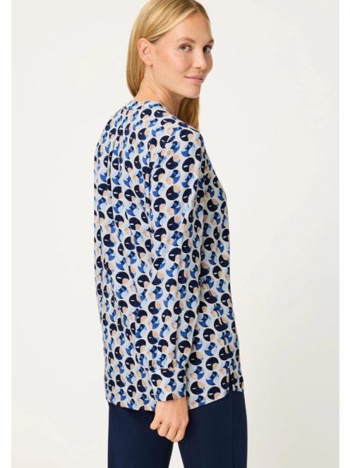 Olsen Kék-Beige Mintás Selly Ing