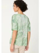 Olsen Zöld-Levélmintás Felső