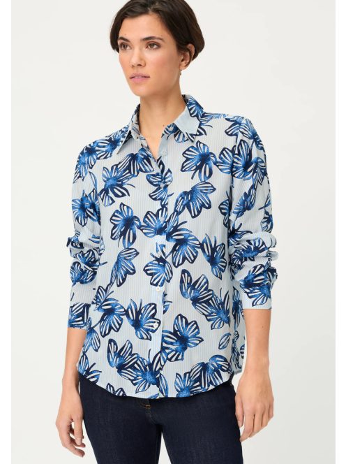 Olsen Kék-Mintás Riviera Ing