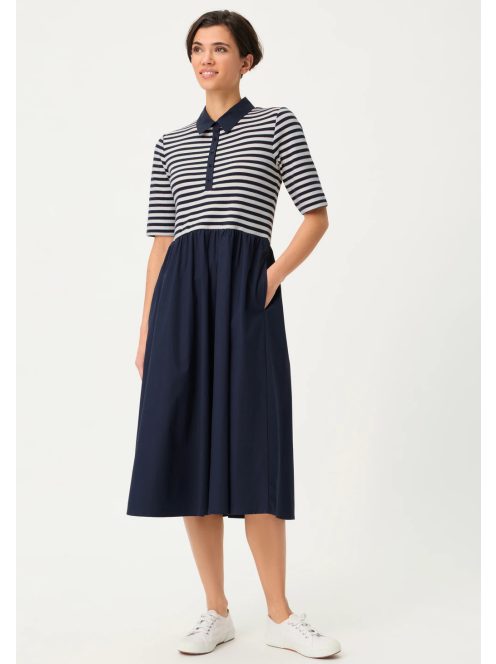 Olsen Kék-Fehér Csíkos Uzina Ruha