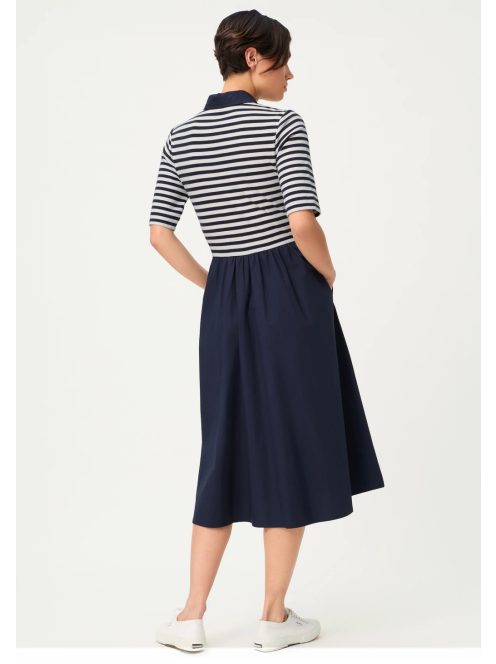 Olsen Kék-Fehér Csíkos Uzina Ruha