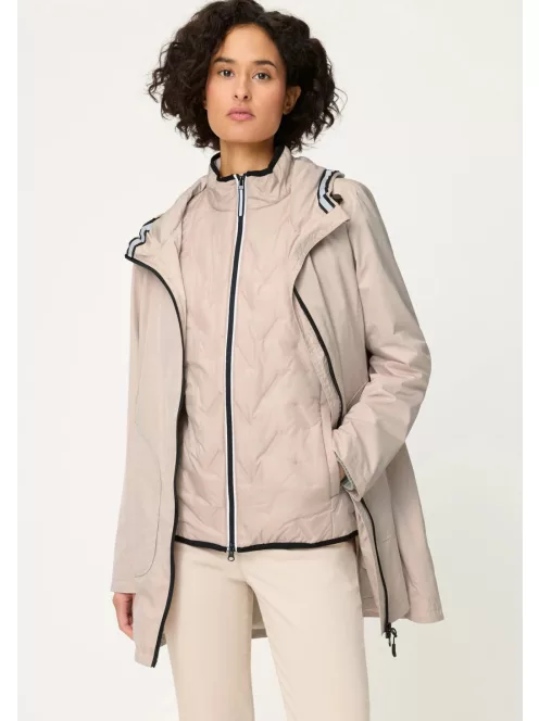 Olsen Beige Kabát-Mellény