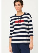 Olsen Kék-Fehér Chérie Felső