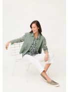 Olsen Keki-Fehér Mintás V Nina Felső