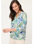Olsen Zöld-Kék Mintás V Felső