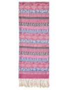 Olsen Kék-Pink Mintás Sál