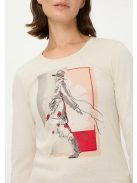 Olsen Beige-Piros Edda Felső