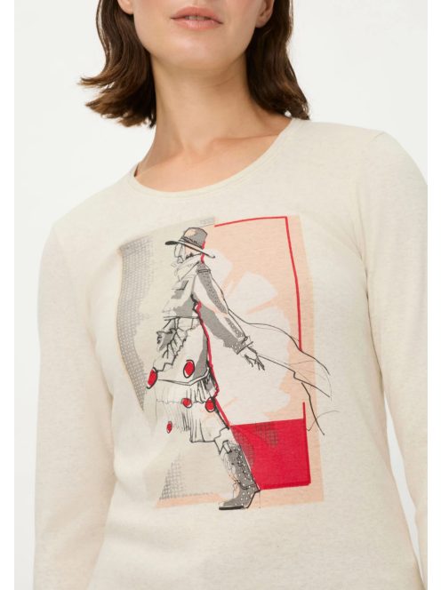 Olsen Beige-Piros Edda Felső