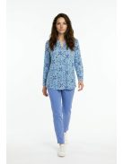 Olsen Kék-Fehér Cserépmintás Ing