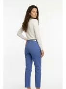 Olsen Óceánkék Vászon Nadrág