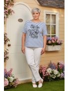 Olsen Fehér-Kék Csíkos Hannah Felső