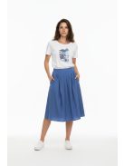 Olsen Fehér-Kék Mintás Zulu Felső