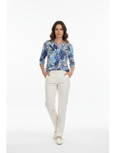 Olsen Fehér-Kék Mintás Clara Felső