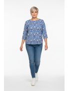 Olsen Kék-Fehér Killa Blúz