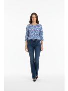 Olsen Kék-Fehér Killa Blúz