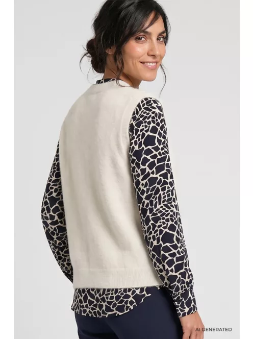 Olsen Beige Minna Mellény