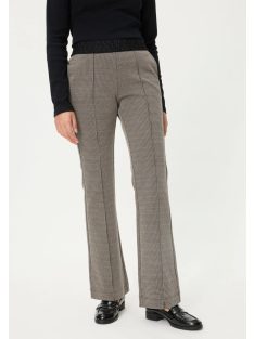 Olsen Beige-Fekete Mona Bootcut Nadrág