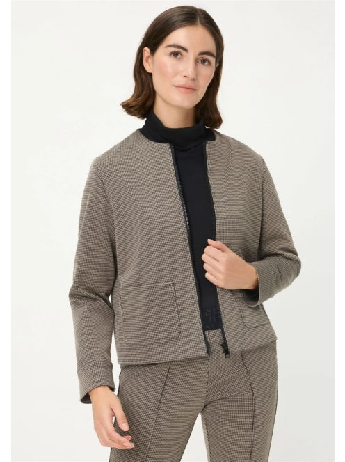 Olsen Beige-Fekete Mona Bootcut Jacket