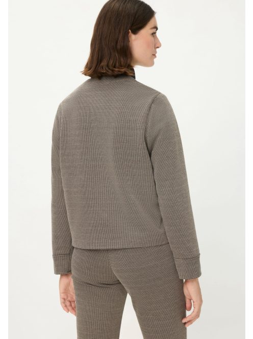 Olsen Beige-Fekete Mona Bootcut Jacket