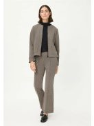 Olsen Beige-Fekete Mona Bootcut Jacket
