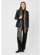 Olsen Fekete Rena Műbőr Blézer