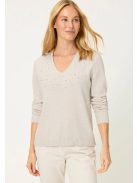 Olsen Beige-Köves Remmi Pulóver