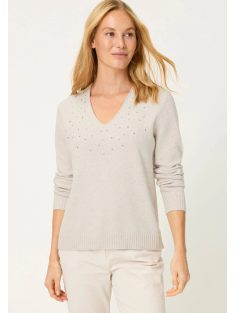 Olsen Beige-Köves Remmi Pulóver