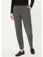 Olsen Fekete-Fehér Mintás Ferran Nadrág