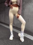 O'la Voga Beige Clasic Leggings-S