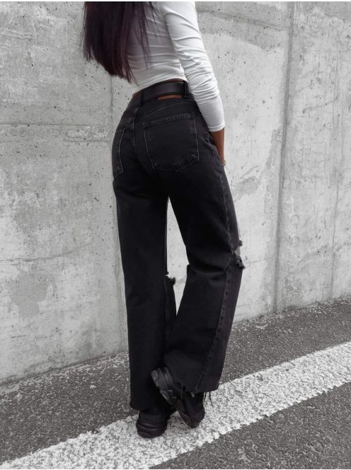 O'la Voga Fekete Morgan Farmernadrág