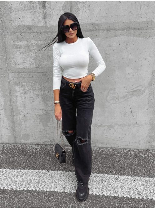 O'la Voga Fekete Morgan Farmernadrág