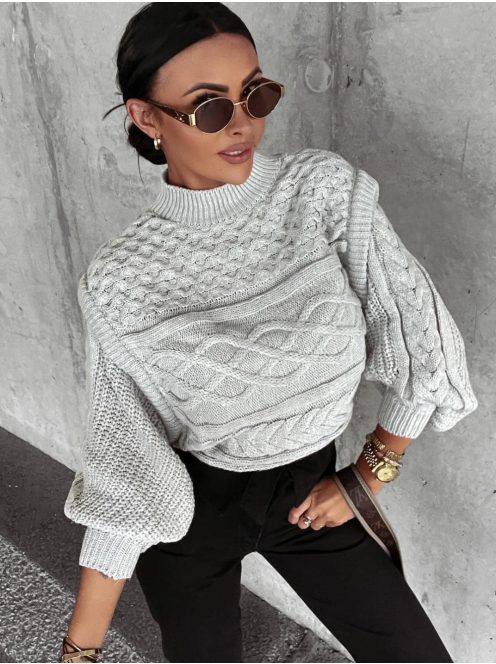 O'la Voga Szürke Oslo Pulóver