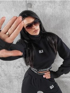 O'la Voga Fekete Amber Pulóver