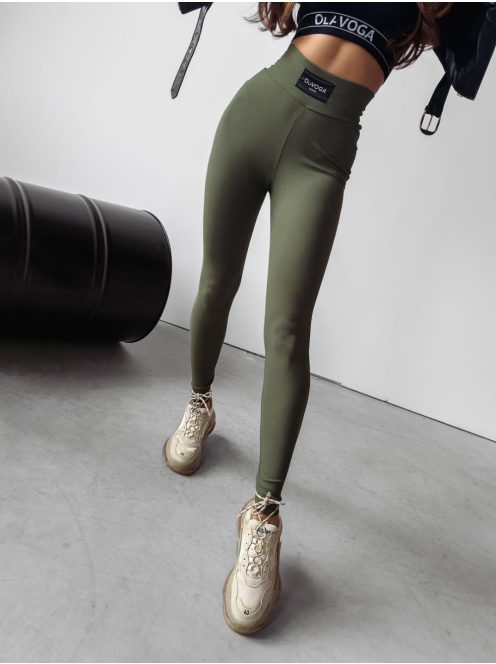 O'la Voga Khaki Roder Leggings