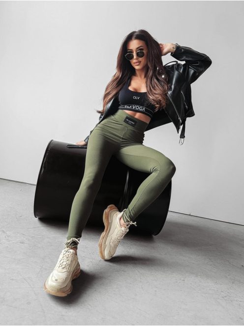 O'la Voga Khaki Roder Leggings