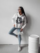 O'la Voga Ekrü Tikus Pulóver