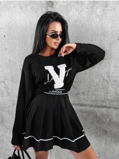 O'la Voga Fekete Vindi Pulóver