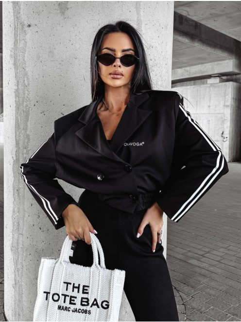 O'la Voga Fekete Fusion Kabát-S