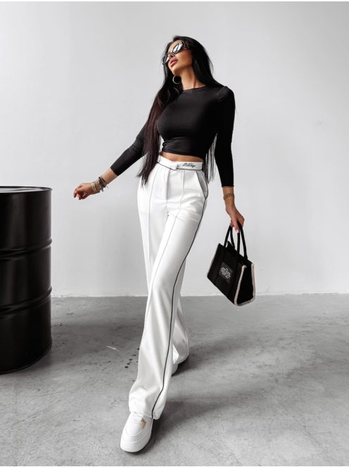 O'la Voga Ekrü Begonia Nadrág